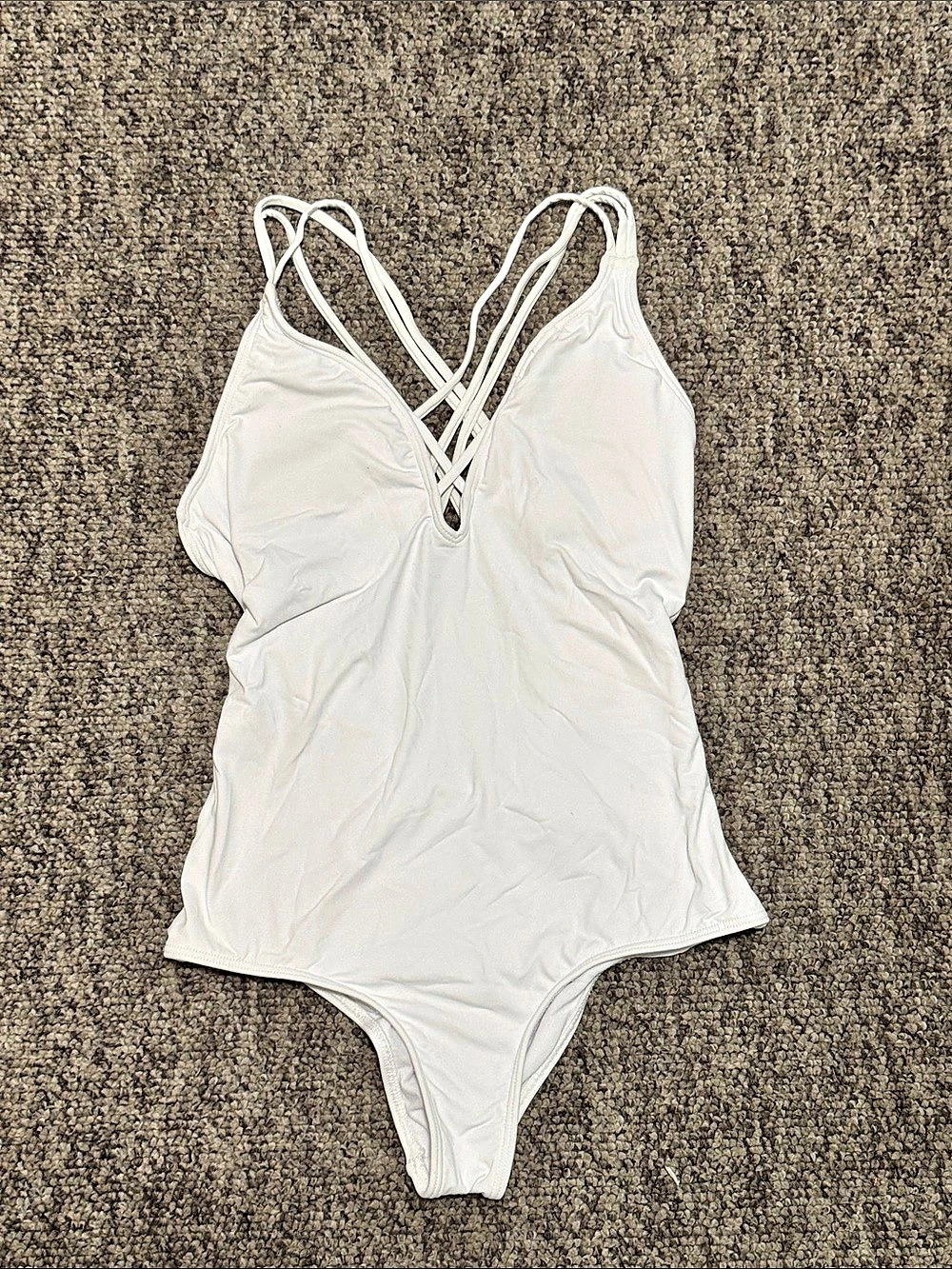 O'Neill White One-Piece Swimsuit